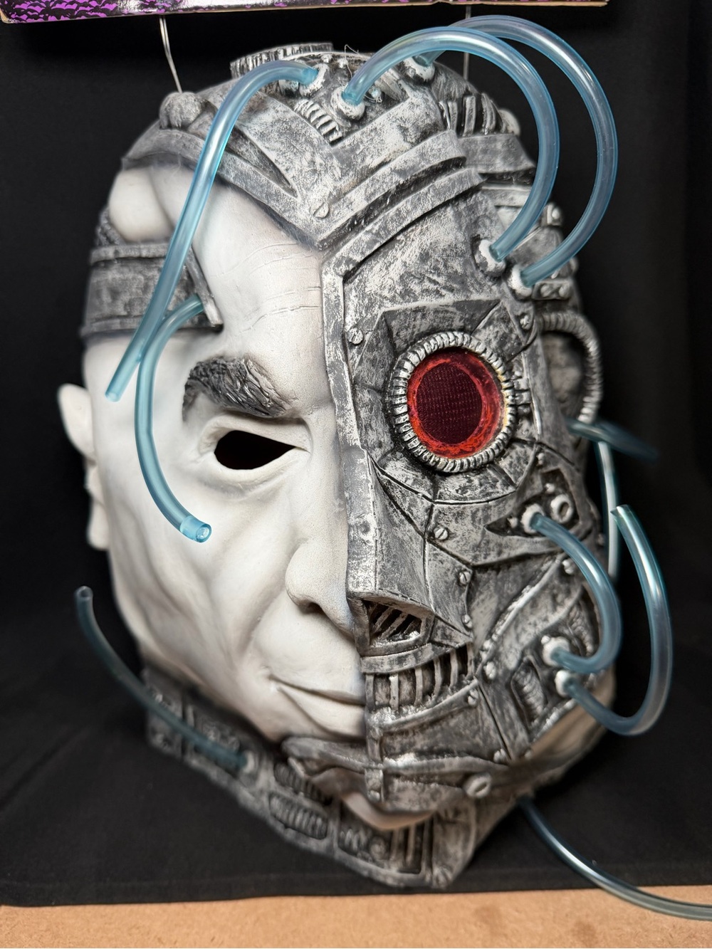 Fun World Cyborg 2 Face Machine Alien Easter Unlimited Halloween Mask Costume